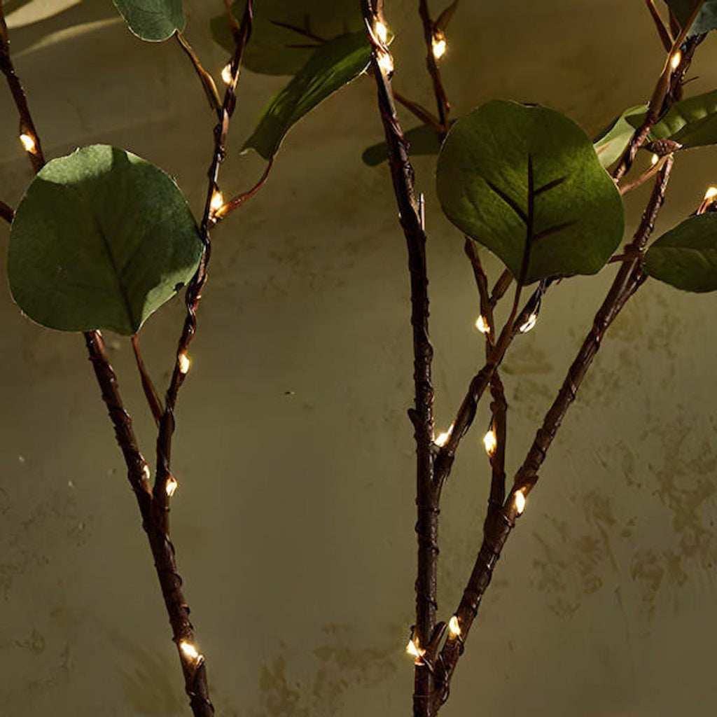 LumiVista Magical Olive Branch Light String - 70 cm Elegance
