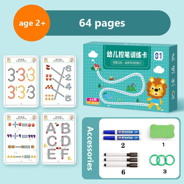 TraceMaster - Educational Writing Booklet for Children