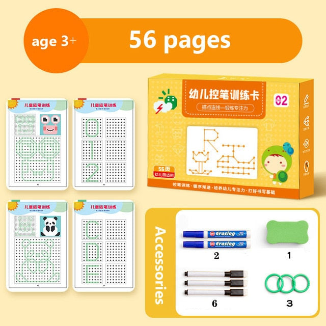 TraceMaster - Educational Writing Booklet for Children