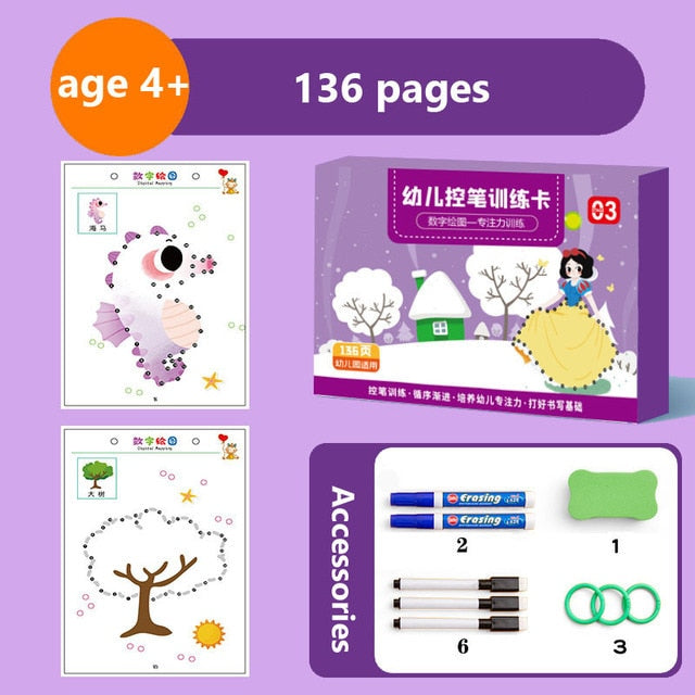 TraceMaster - Educational Writing Booklet for Children