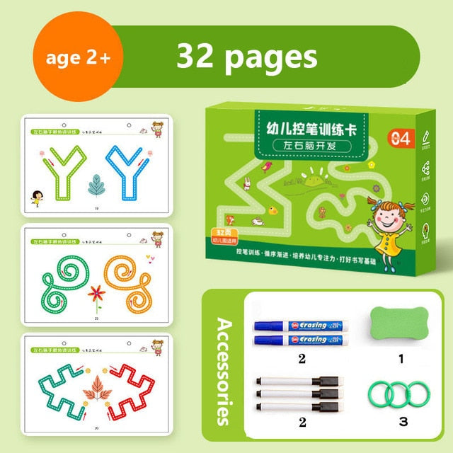 TraceMaster - Educational Writing Booklet for Children