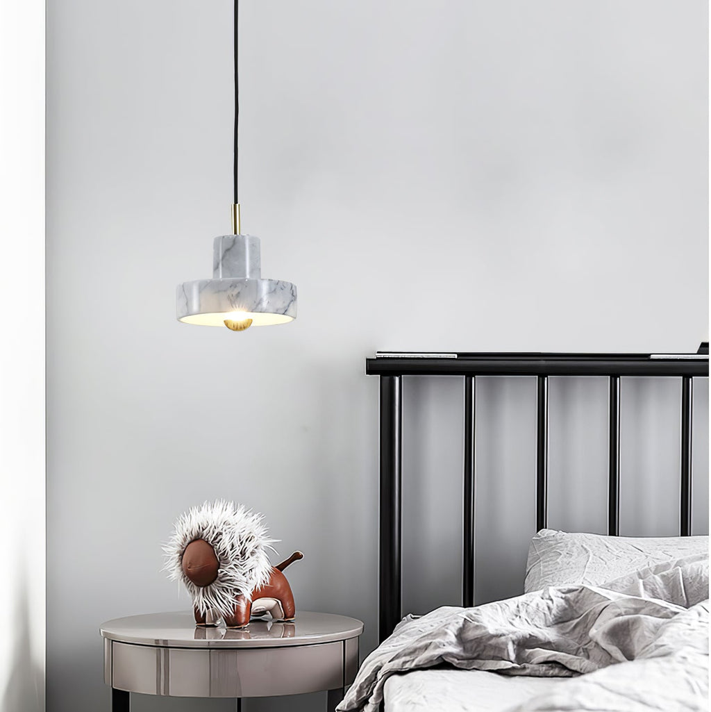 Marbello Luxe - Adjustable Marble Metal Pendant Light