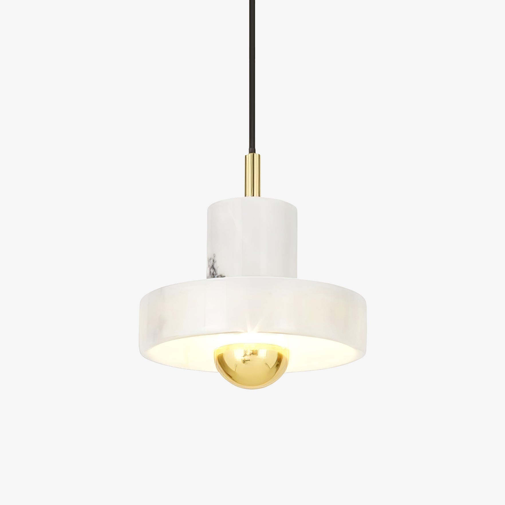 Marbello Luxe - Adjustable Marble Metal Pendant Light