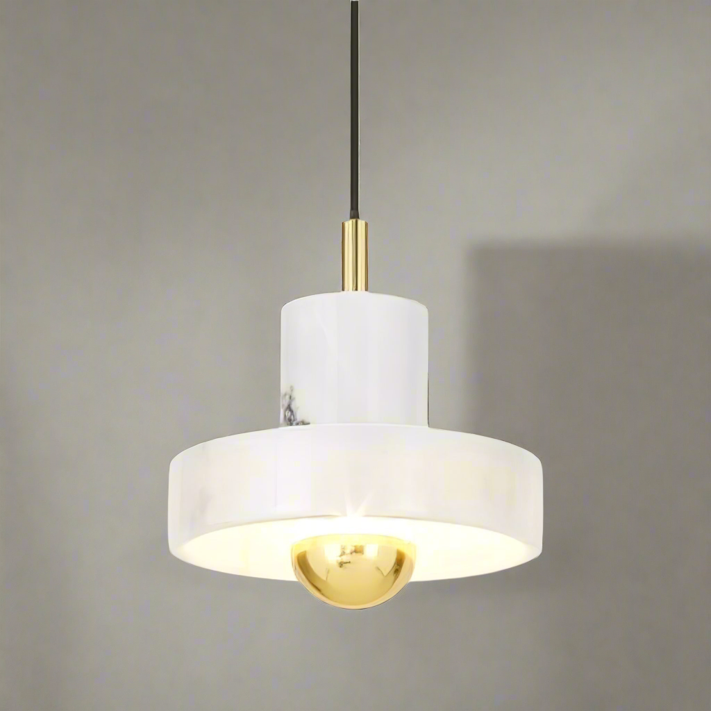 Marbello Luxe - Adjustable Marble Metal Pendant Light