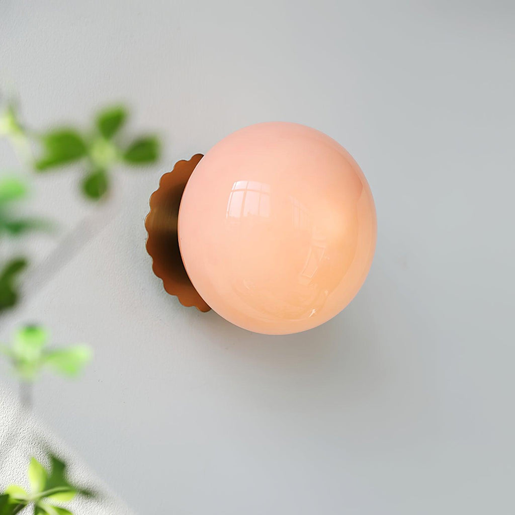 ChicGlow - Elegant Pink Glass Lamp for Stylish Interiors