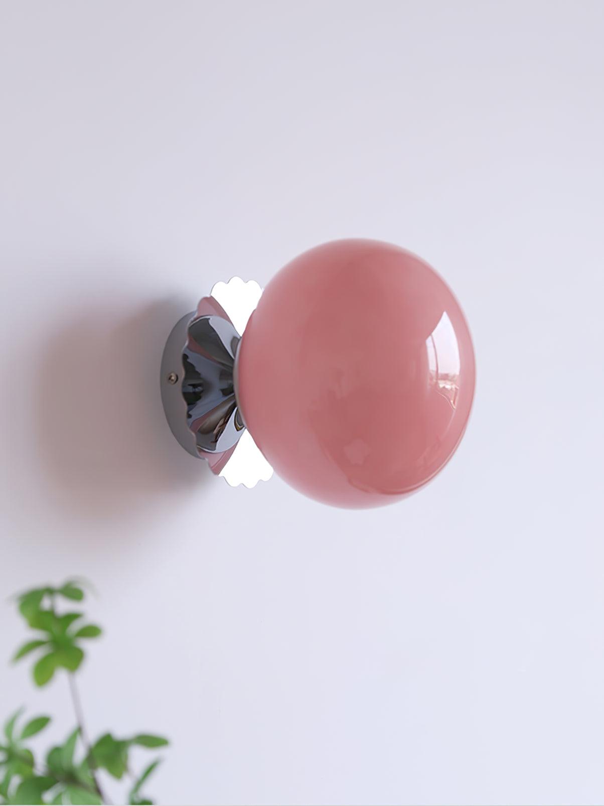 ChicGlow - Elegant Pink Glass Lamp for Stylish Interiors