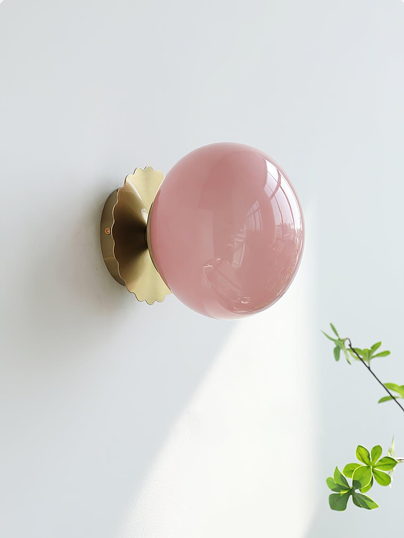 ChicGlow - Elegant Pink Glass Lamp for Stylish Interiors