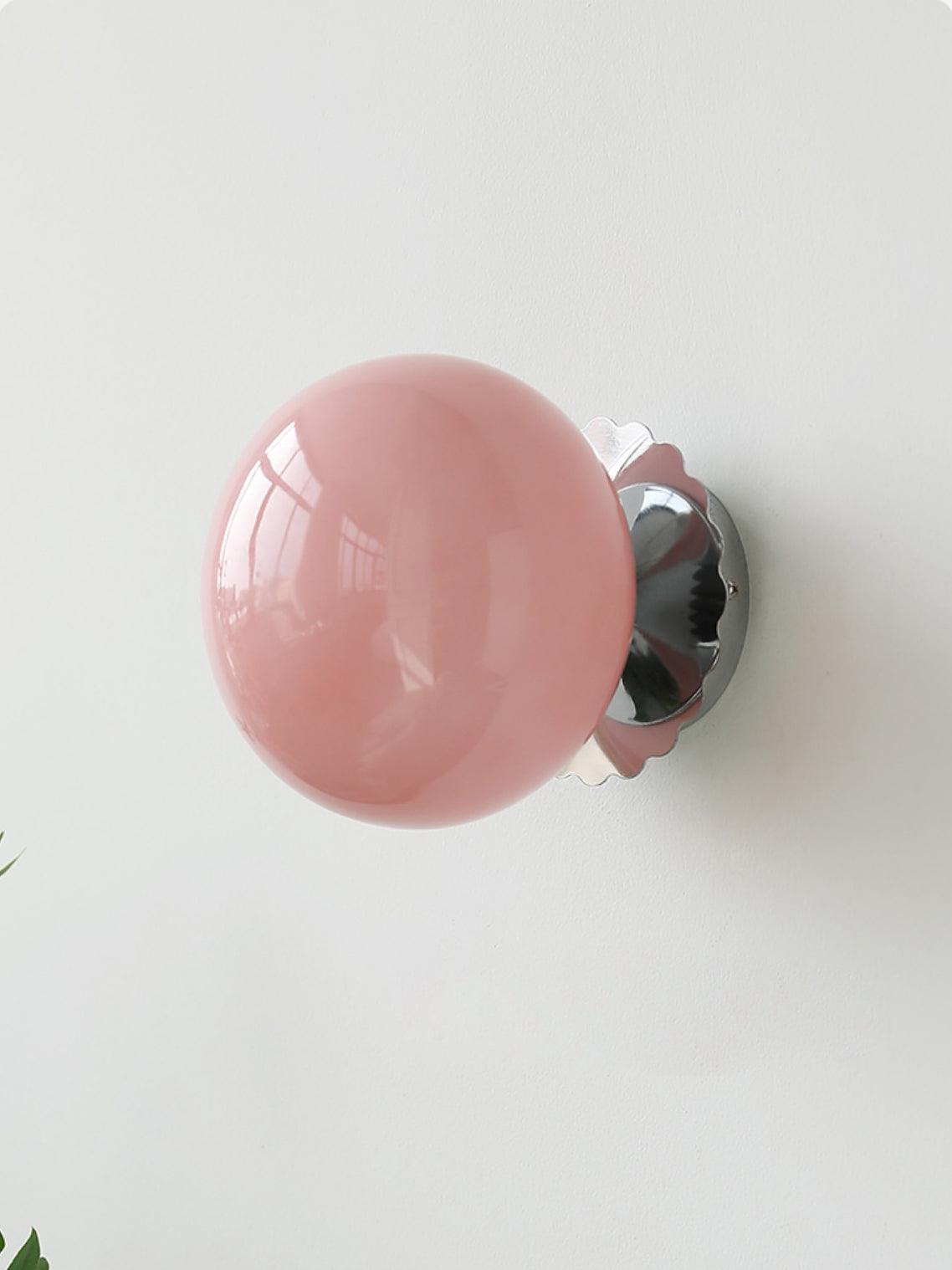 ChicGlow - Elegant Pink Glass Lamp for Stylish Interiors