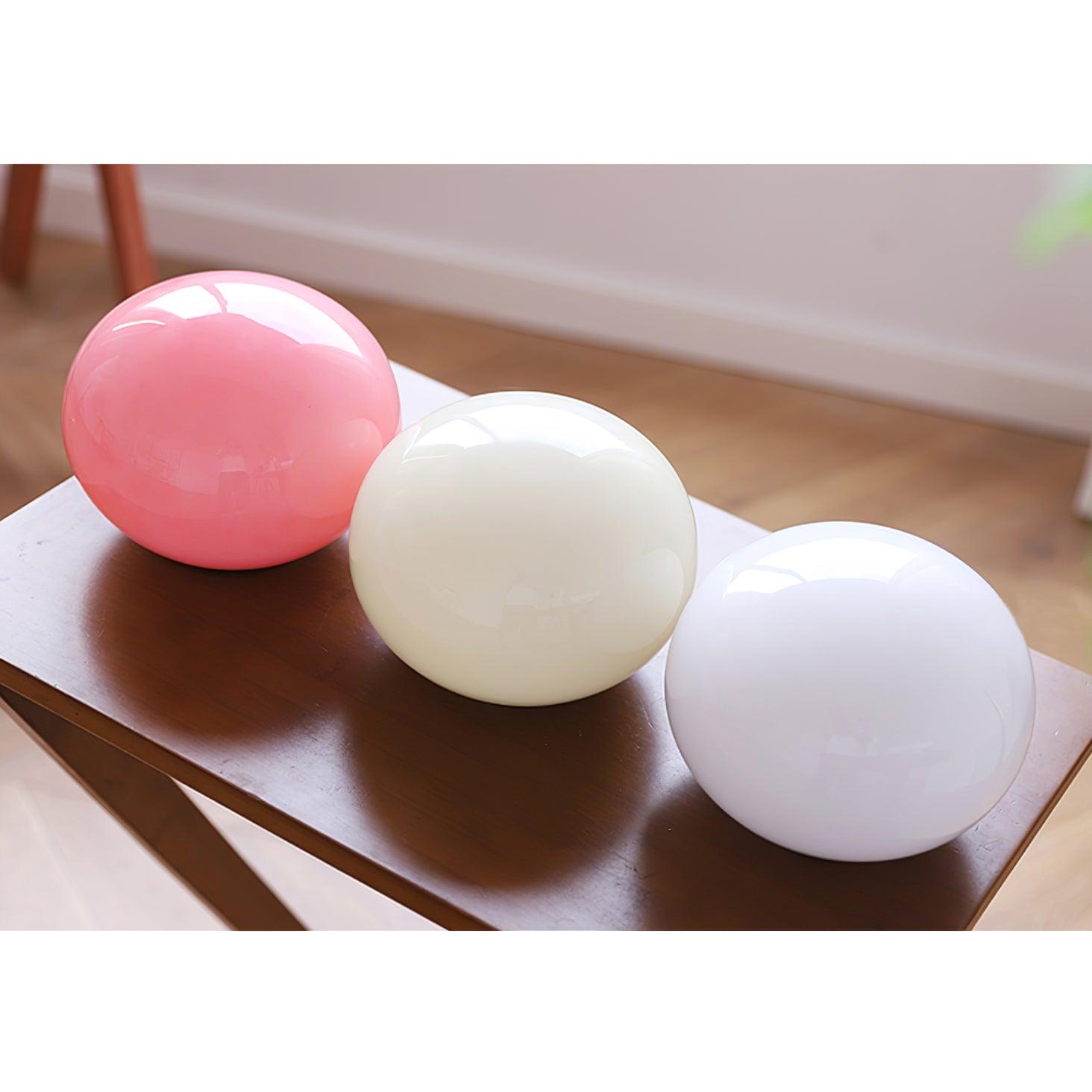 ChicGlow - Elegant Pink Glass Lamp for Stylish Interiors
