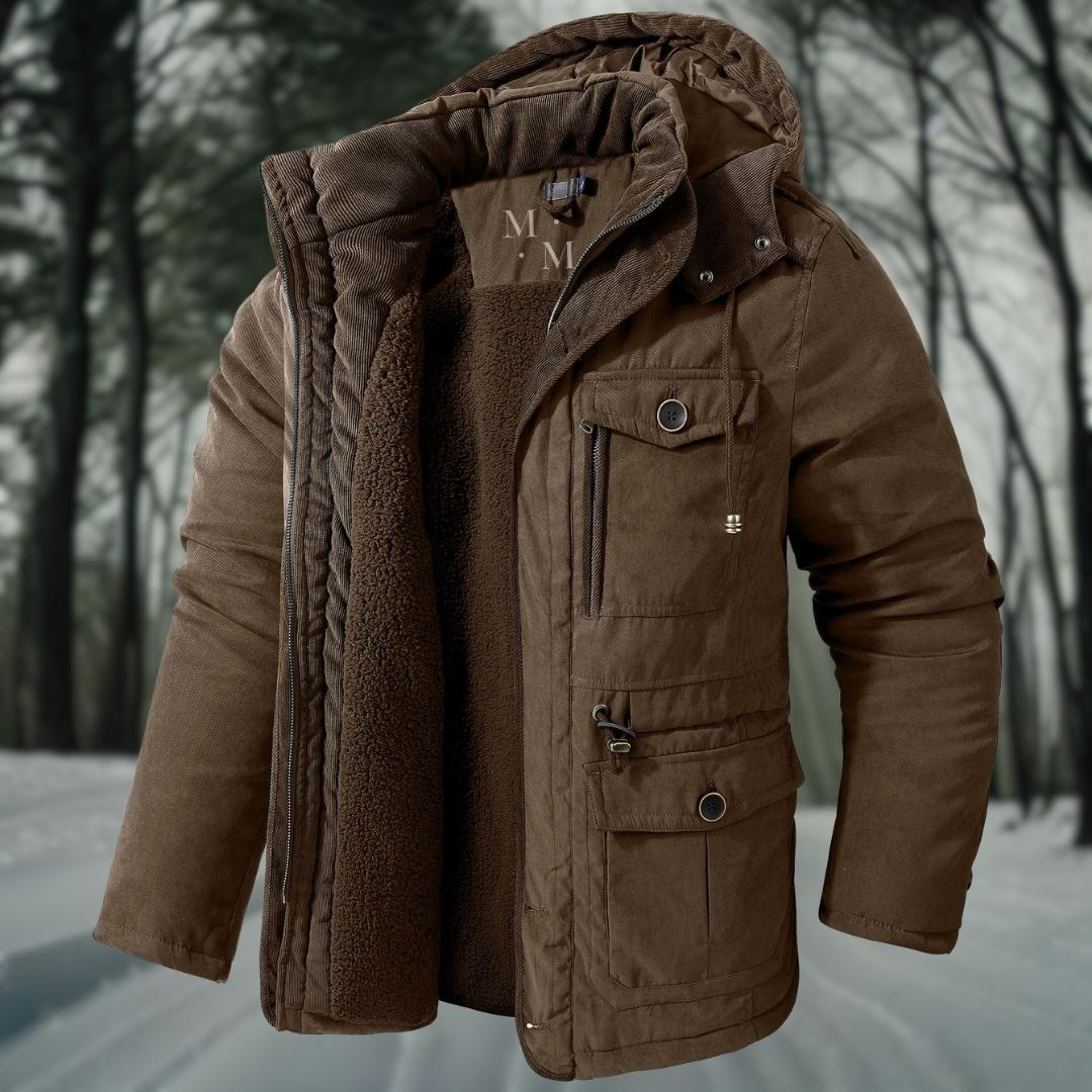 Chic Sherpa Hooded Jacket – Luxurious Warmth for Winter