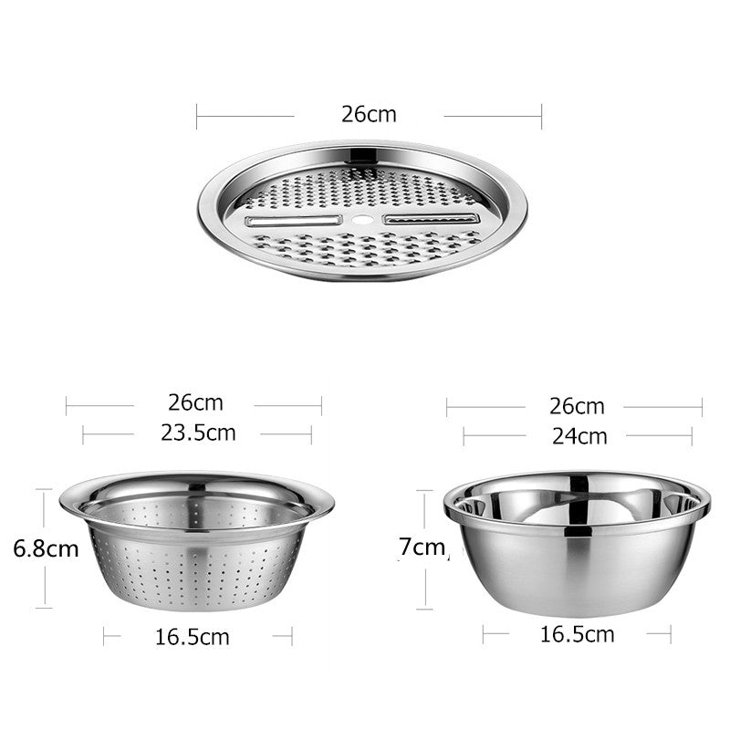 Master Chop - Stylish 3-in-1 Stainless Steel Cutting Drawer
