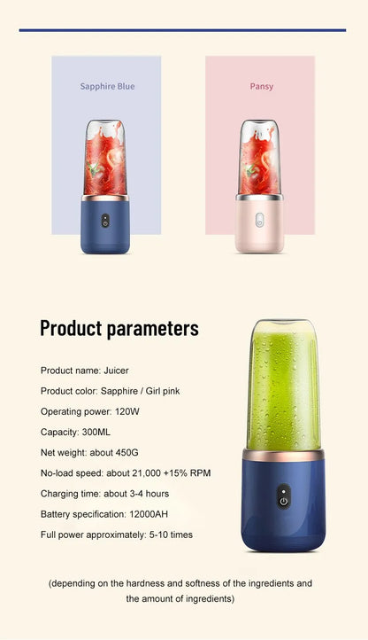 BlendMaster Portable - Electric Juice Extractor for Home Use