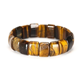 Vibrating Tricolor Tiger's Eye Bracelet | Empowerment and Elegant Design