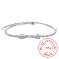 SparkleTennis Bracelet - Elegant Silver Bracelet with Zirconia