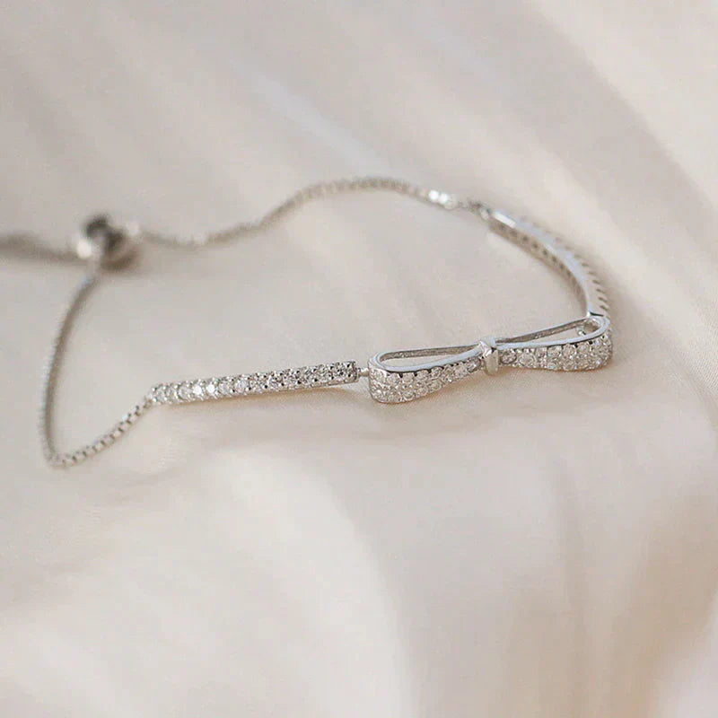 SparkleTennis Bracelet - Elegant Silver Bracelet with Zirconia