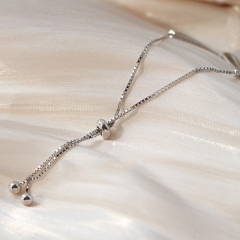 SparkleTennis Bracelet - Elegant Silver Bracelet with Zirconia