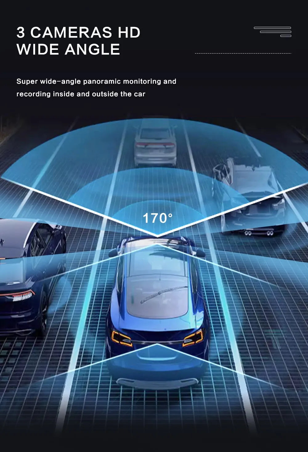 VisionPro - Dashcam with Night Vision & IR Technology