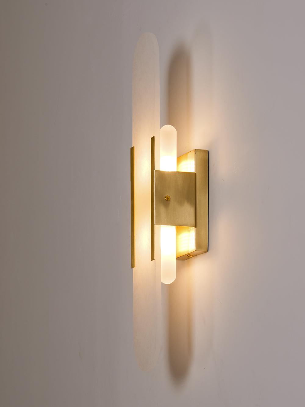 Elegant Blend - Handmade Alabaster Wall Lamp