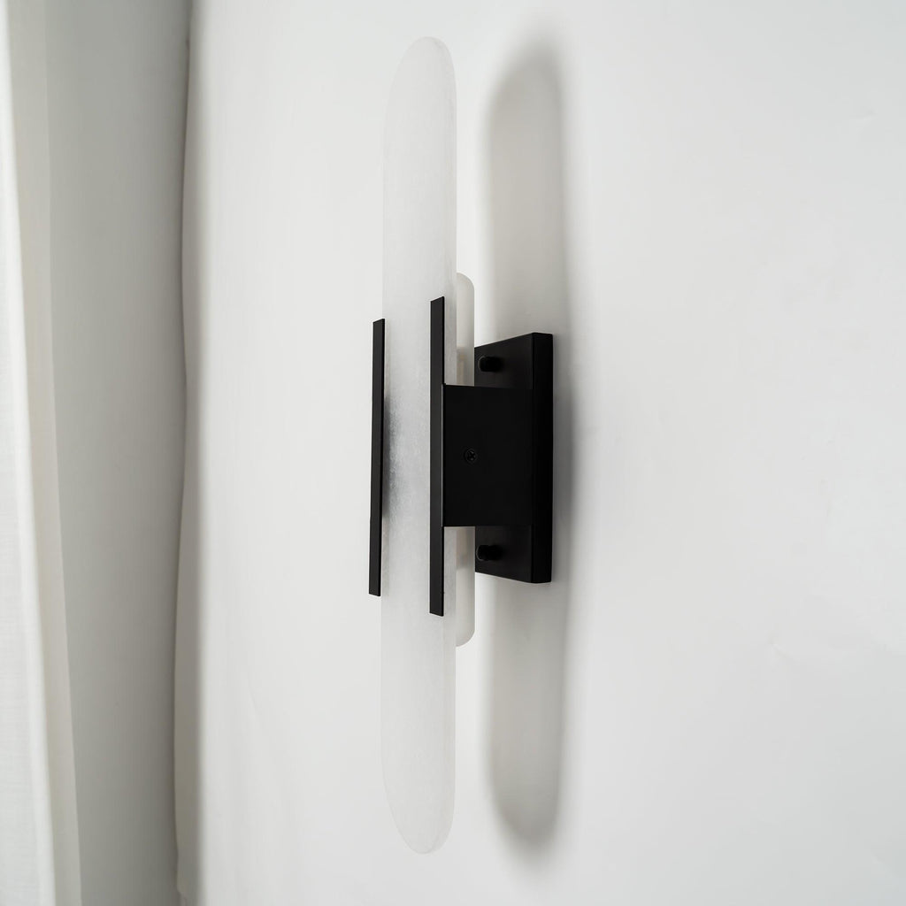 Elegant Blend - Handmade Alabaster Wall Lamp