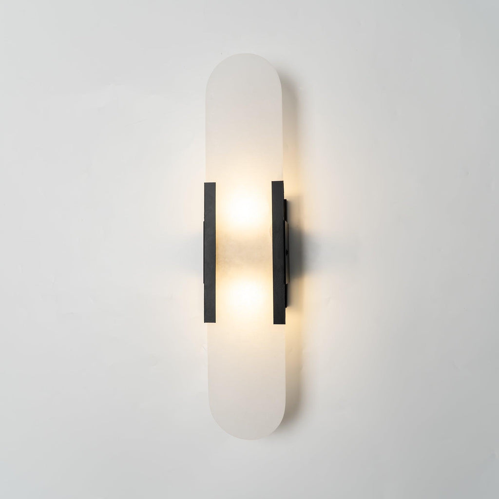 Elegant Blend - Handmade Alabaster Wall Lamp