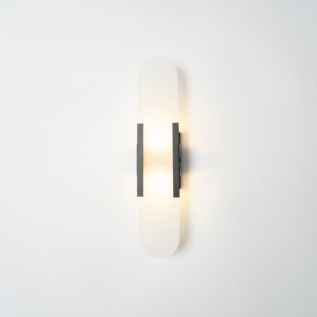 Elegant Blend - Handmade Alabaster Wall Lamp
