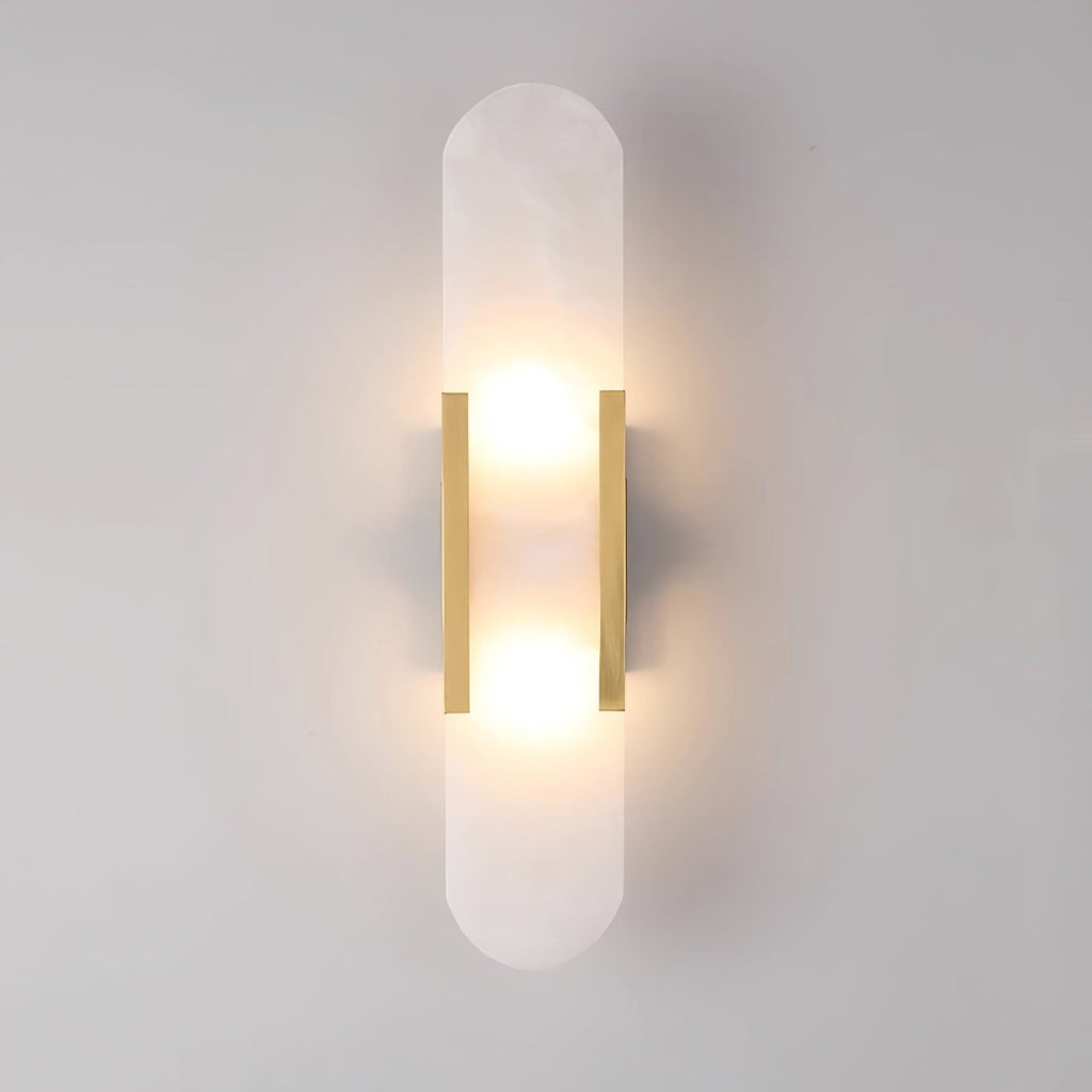Elegant Blend - Handmade Alabaster Wall Lamp