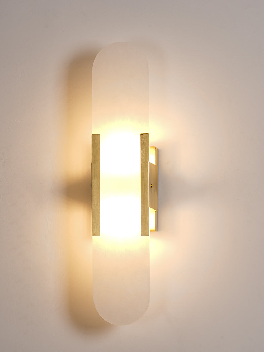 Elegant Blend - Handmade Alabaster Wall Lamp
