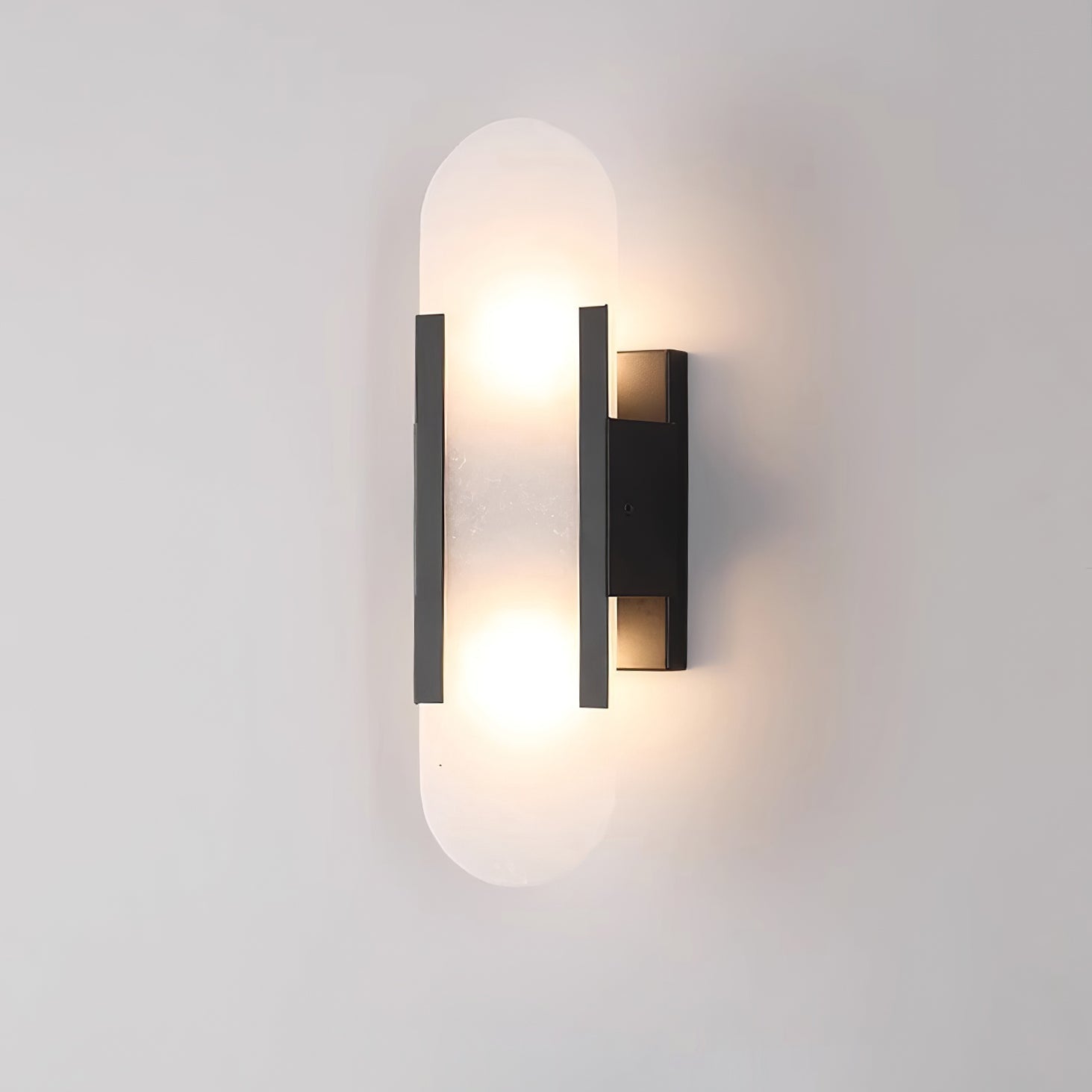Elegant Blend - Handmade Alabaster Wall Lamp