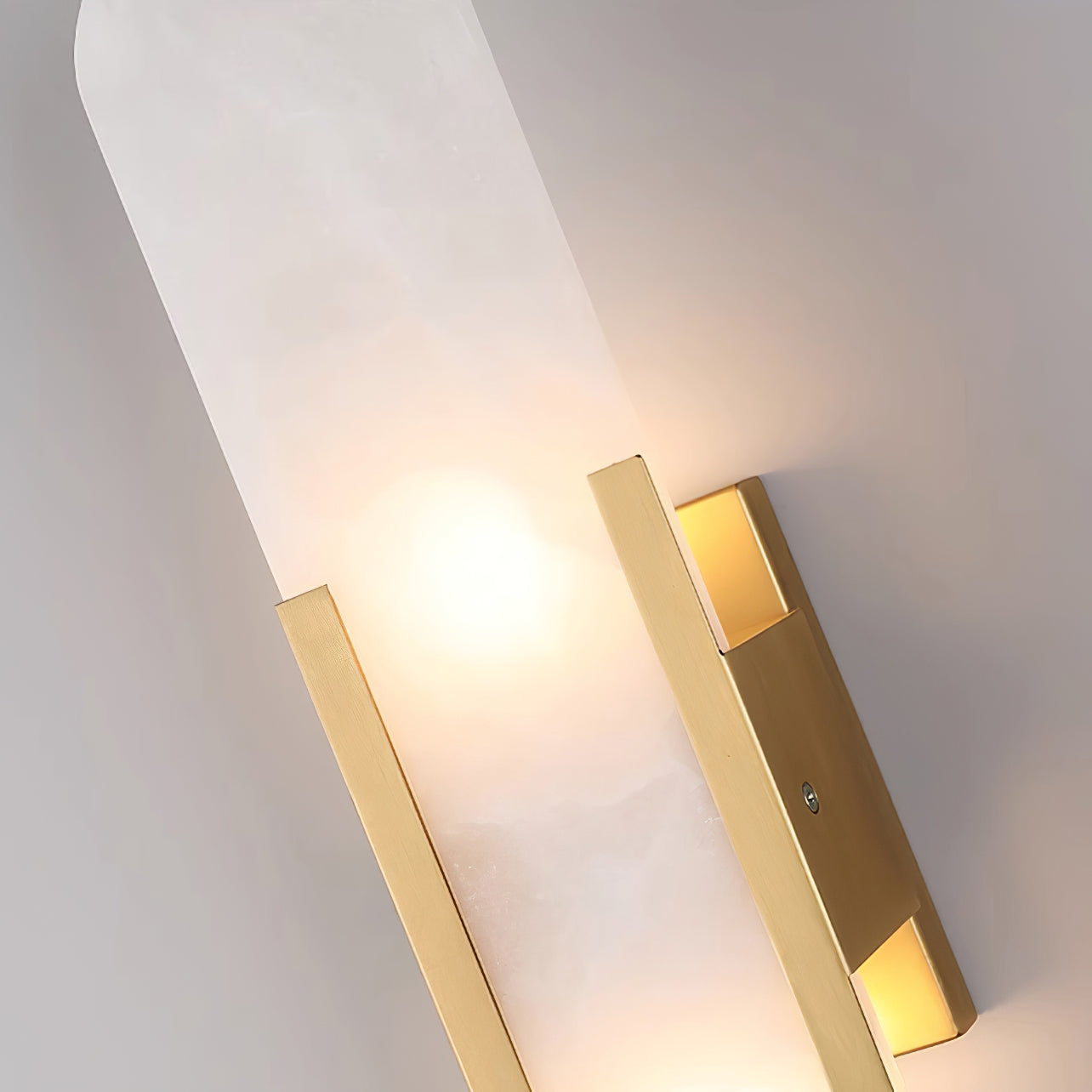 Elegant Blend - Handmade Alabaster Wall Lamp