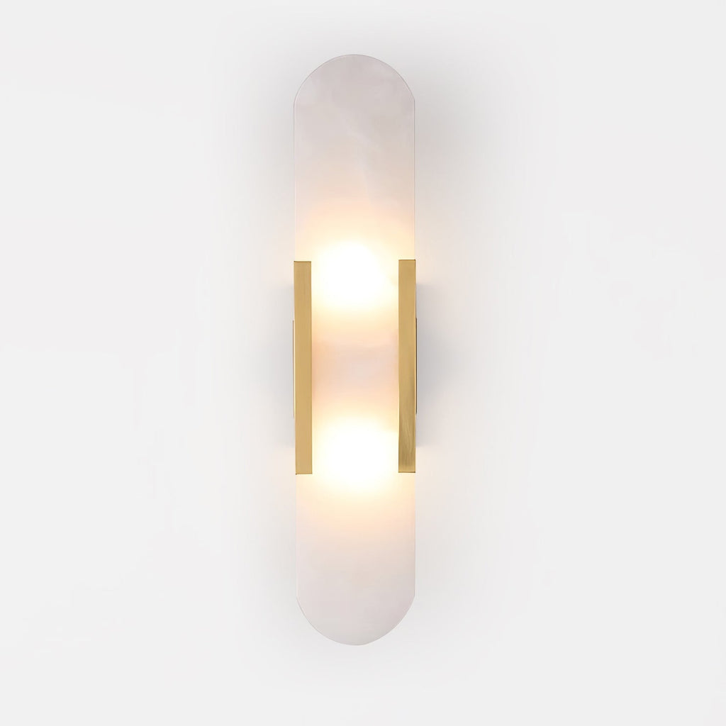 Elegant Blend - Handmade Alabaster Wall Lamp