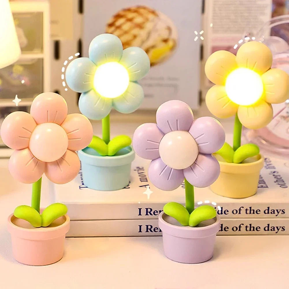 BloomLite – Atmospheric Flower-Shaped Table Lamp with Soft LED Light