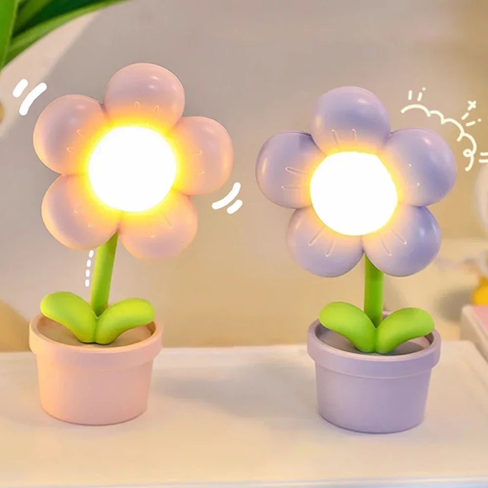 BloomLite – Atmospheric Flower-Shaped Table Lamp with Soft LED Light
