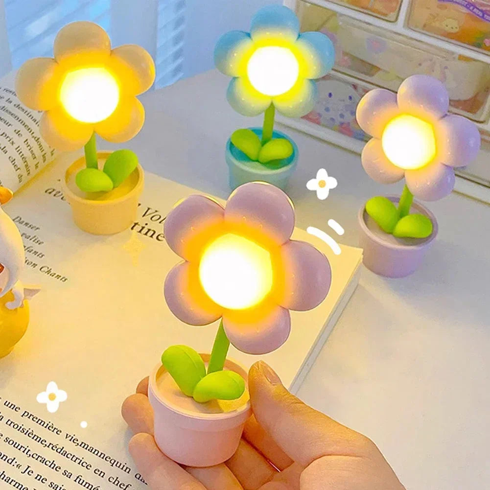 BloomLite – Atmospheric Flower-Shaped Table Lamp with Soft LED Light