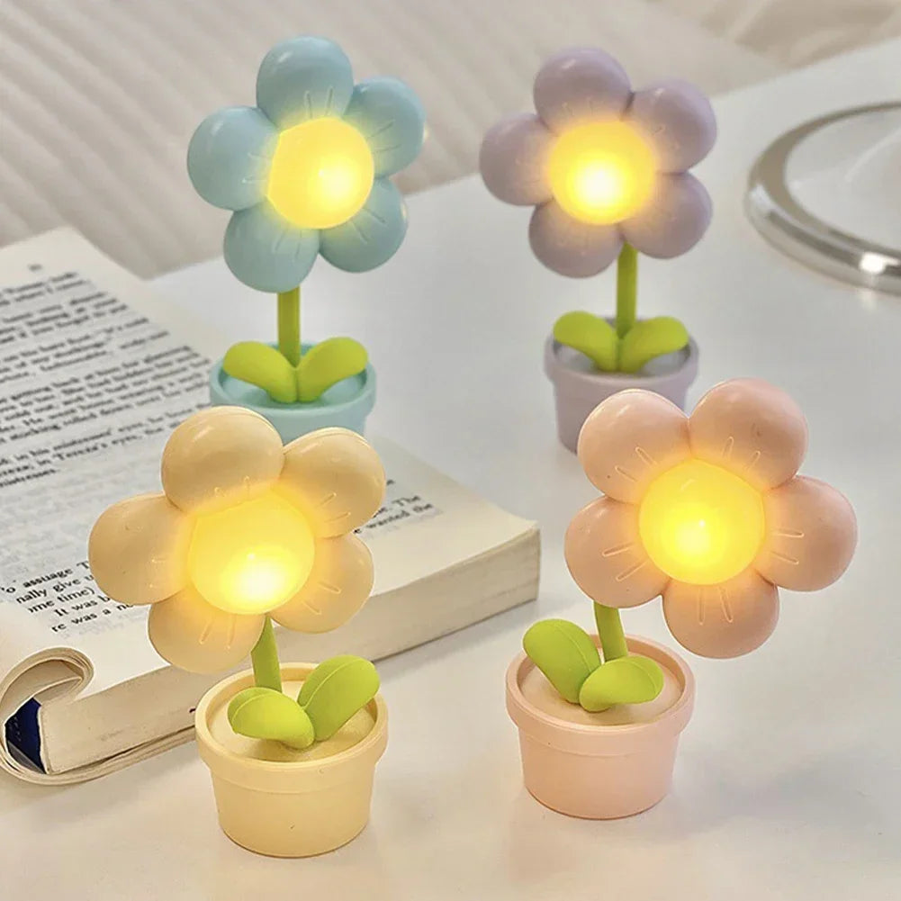 BloomLite – Atmospheric Flower-Shaped Table Lamp with Soft LED Light