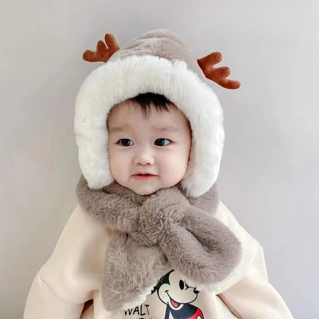 Mini Fashion Winter & Scarf - Cute Hat and Scarf in One
