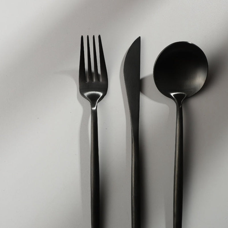 Modern Luxury Stainless Steel Cutlery Set in Stylish Colors