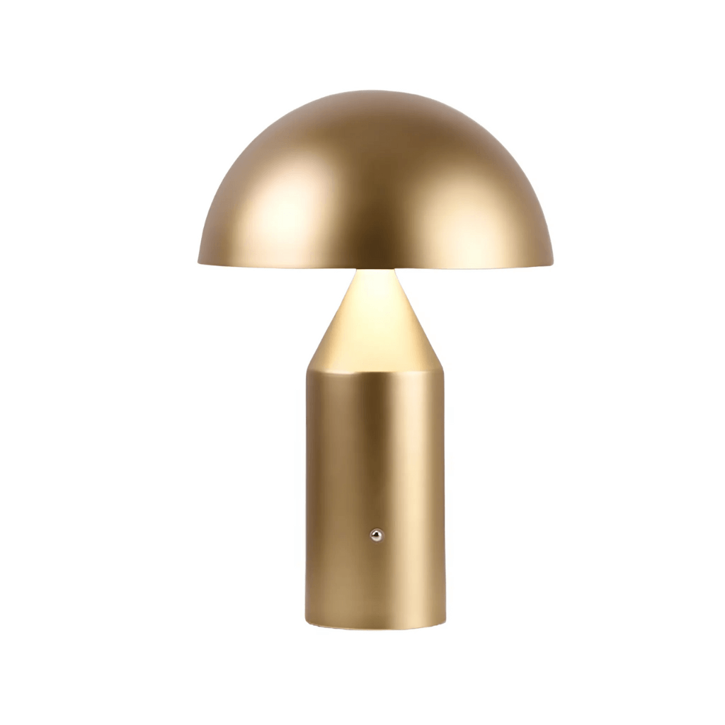 Luxury Nordic Gold Mushroom - LED Lamp for Atmospheric Interiors"