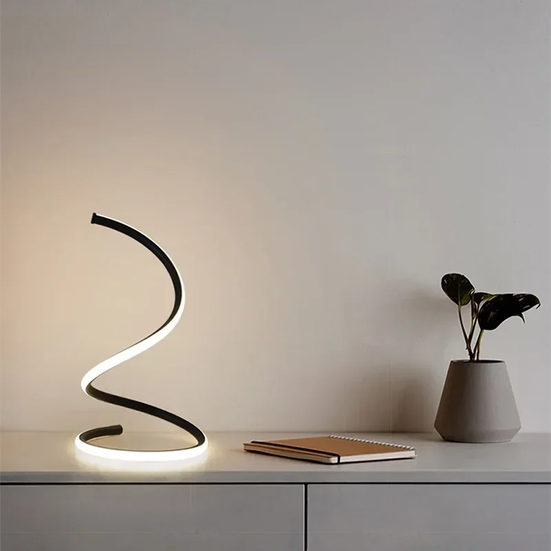 Minimalistische LED Tafellamp met Verstelbare Kap - Stijlvolle Verlichting voor Thuis