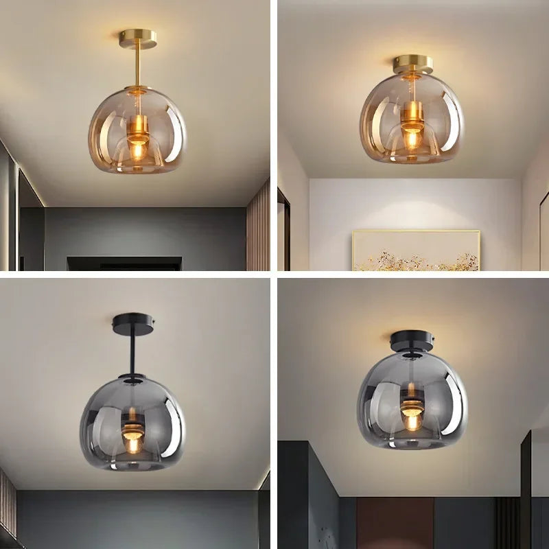 Transparence - Minimalist Glass Ceiling Lamp for Elegance
