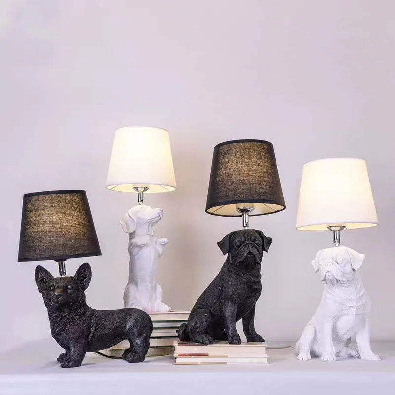 Playful Elegance - Art Deco Table Lamp for Atmospheric Lighting