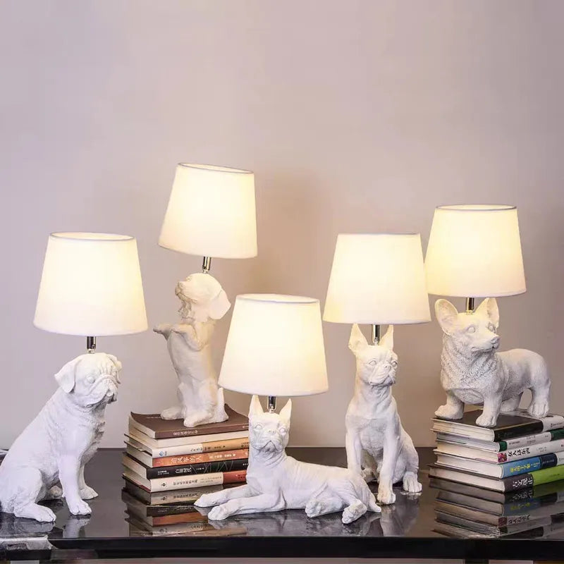 Playful Elegance - Art Deco Table Lamp for Atmospheric Lighting