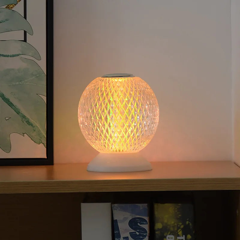 Chic Crystal Table Lamp – Cordless Luxury Lighting