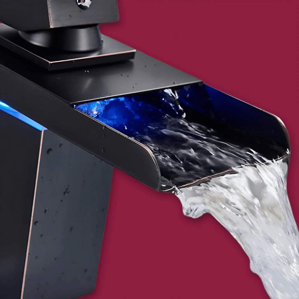 Elegant LED Waterfall Faucet - for Luxury Bathrooms