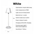 LumiFree Cordless Desk Lamp - Modern, Rechargeable & Flexible