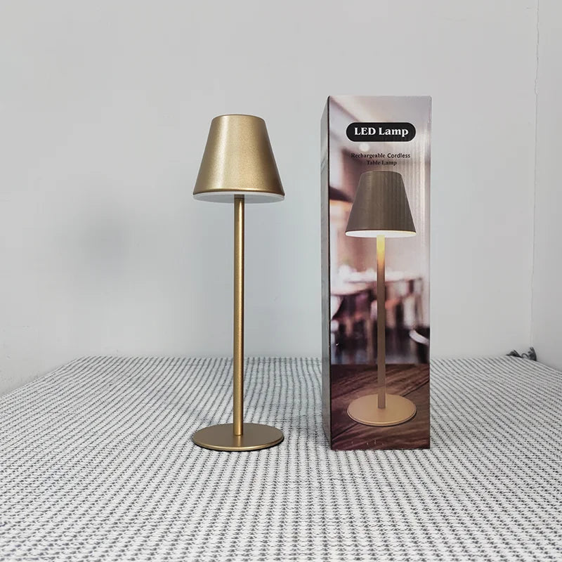 LumiFlex Wireless Desk Lamp - Elegant Lighting With Rechargeable Battery