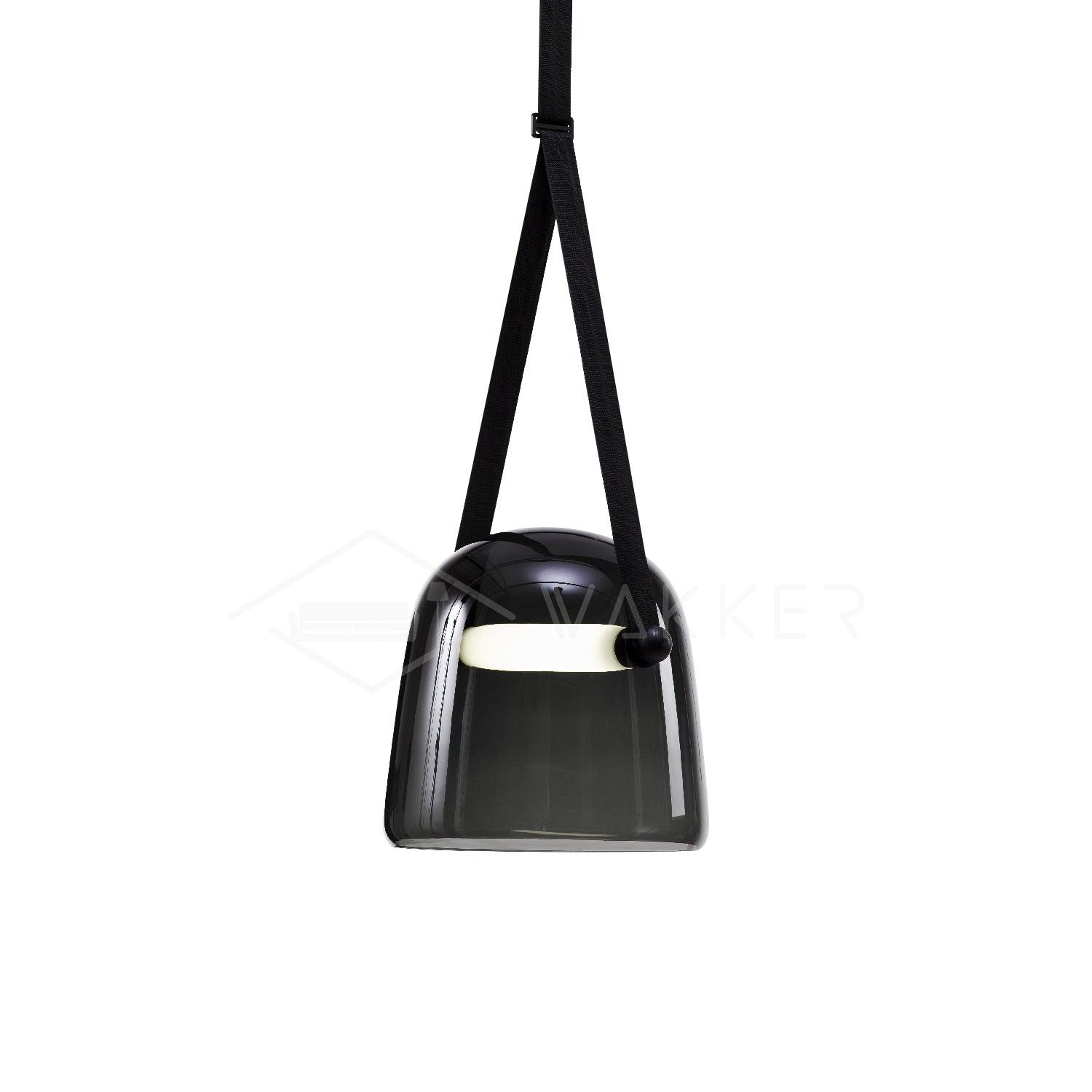 LunaMona Ceiling Lamp - Modern Pendant Light of Metal and Glass