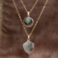 Valoria Necklace – Labradorite Protective Pendant