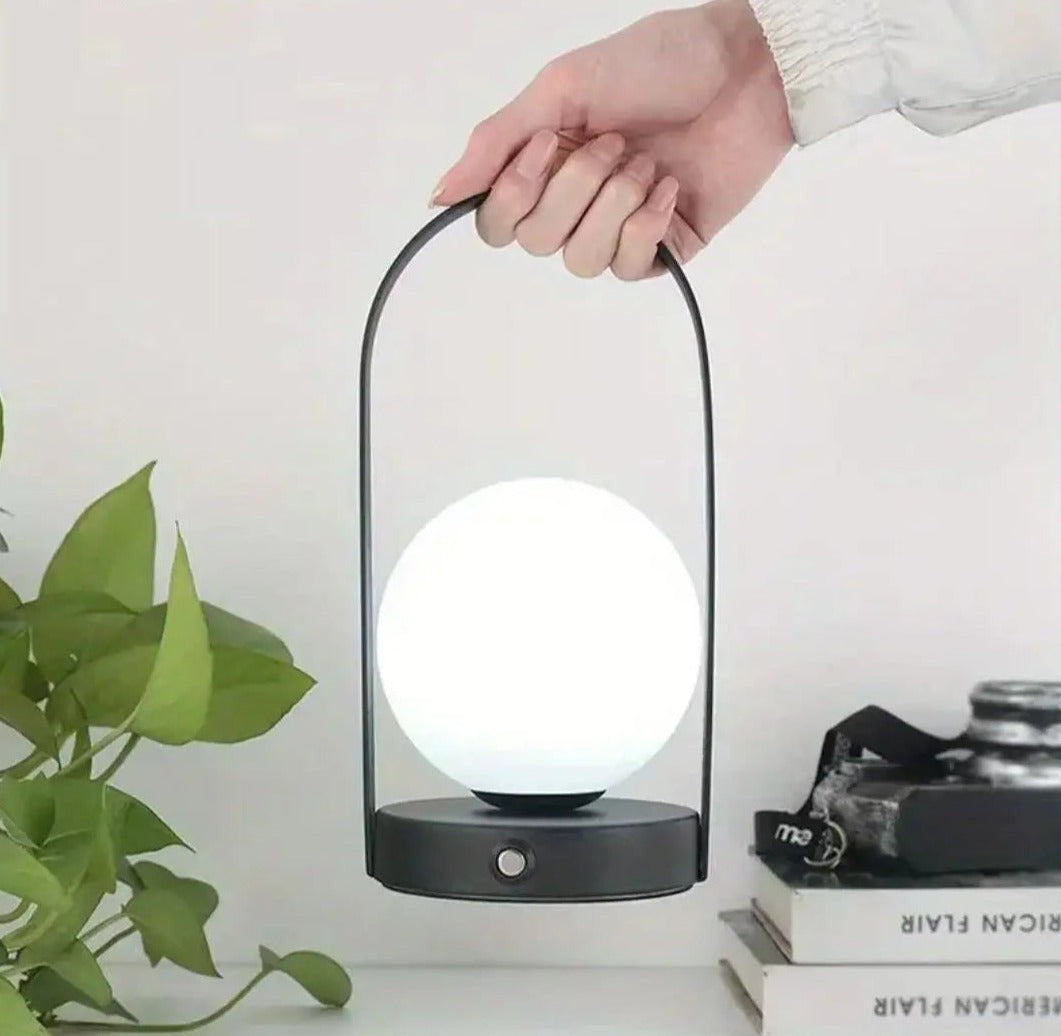 Stylish Portable LED Table Lamp with Touch Control and Rechargeable Battery
