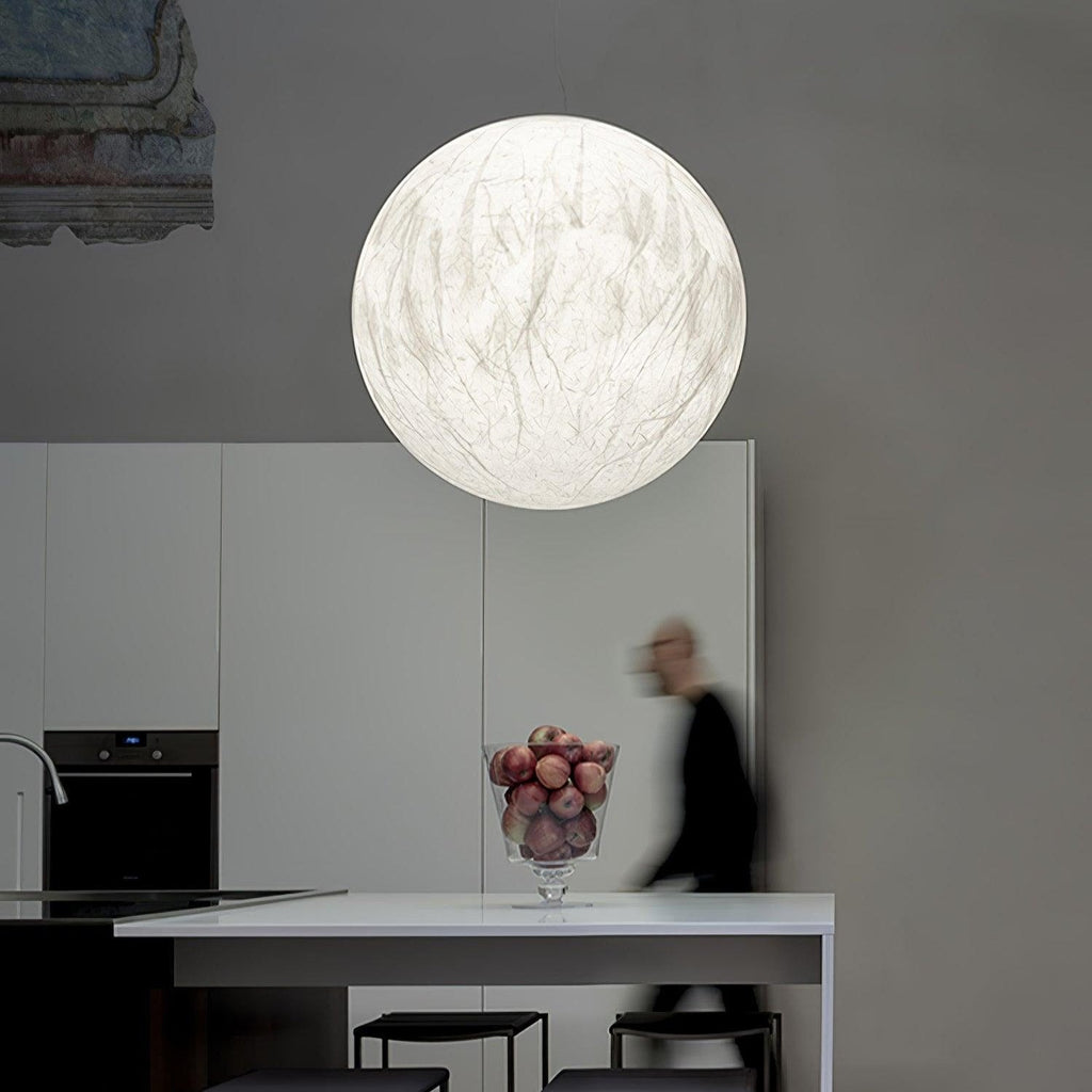 EclatSelene Ceiling Lamp - Luxury Natural Silk Ceiling Lamp