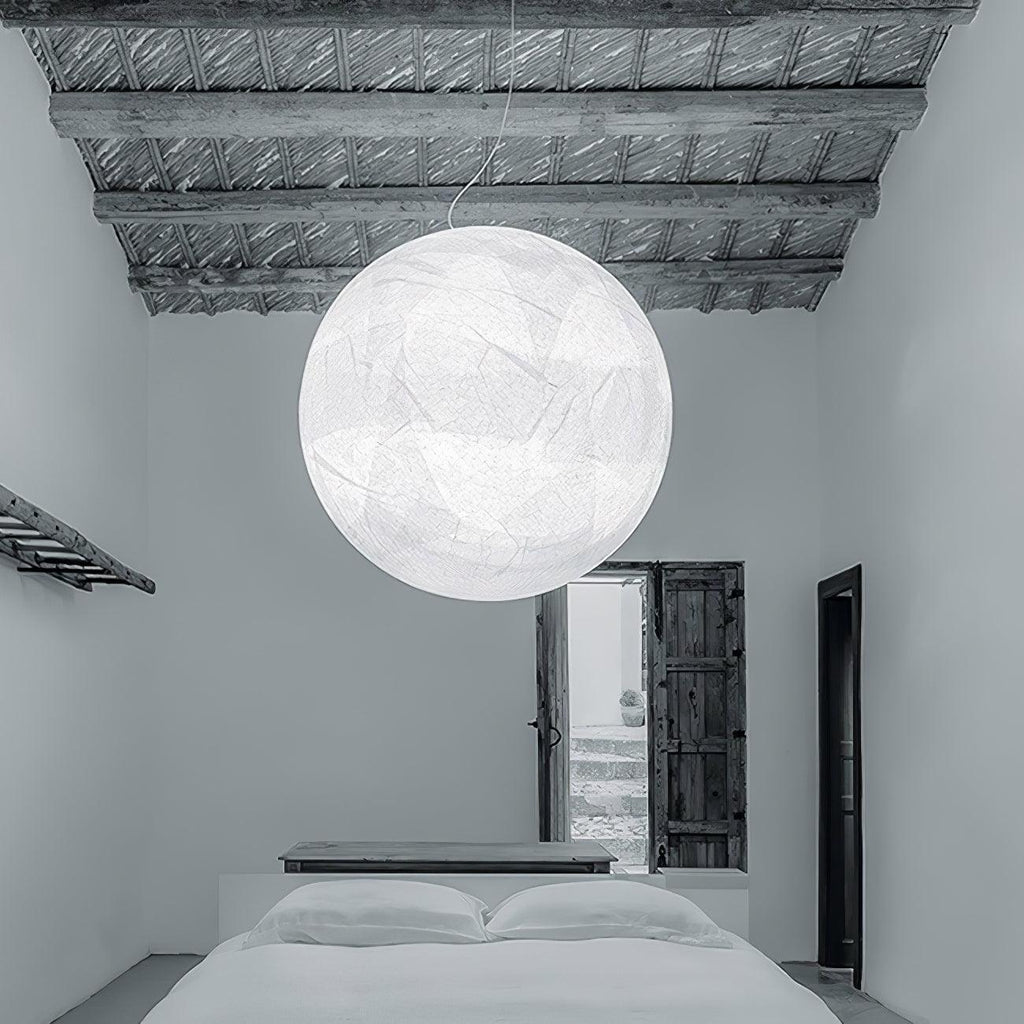 EclatSelene Ceiling Lamp - Luxury Natural Silk Ceiling Lamp